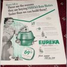1953 Eureka Roto-Matic Vacum Cleaner ad