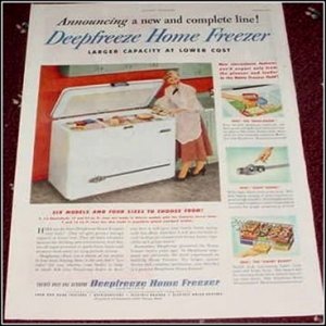 1951 Deepfreeze Home Freezer ad