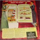 1951 Croseley Shelvador Refrigerator ad