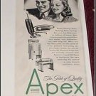 1946 Apex Appliances ad