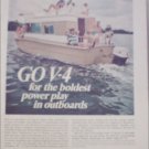 1970 Johnson V-4 Motor ad