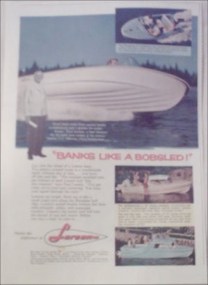 1960 Larson Boat ad