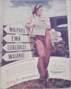 1940 Matson Line ad