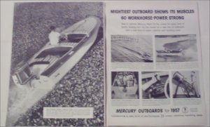 1957 Mercury Mark 75 Motor ad