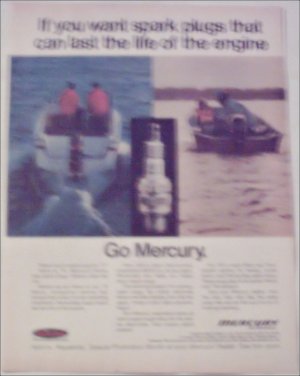 1971 Mercury PermaGap Spark Plug ad