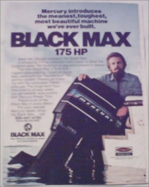 1976 Mercury Black Max Motor ad
