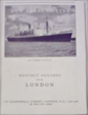 1957 New Zealand Line ad