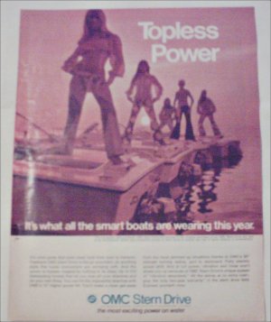 1970 OMC Stern Drive Motor ad