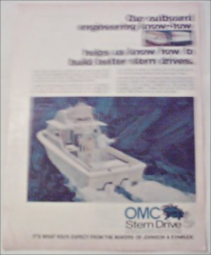 1972 OMC Stern Drive Motor ad #1
