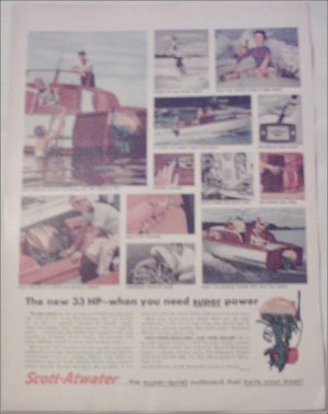 1955 Scott-Atwater Motor ad