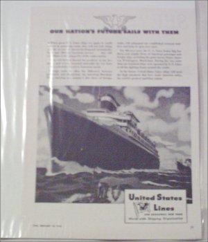 1946 United States Lines ad