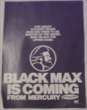 Mercury Black Max Motor Teaser ad