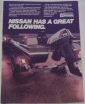 Nissan 70 Motor ad