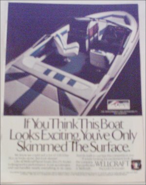 1988 Wellcraft 220 Elite Boat ad