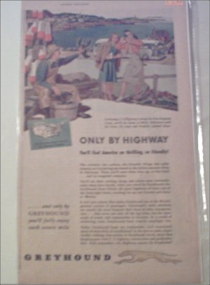 1946 Greyhound Bus Lines ad