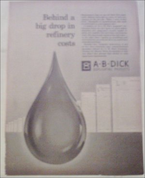 1960 A B Dick Duplicating Machine ad