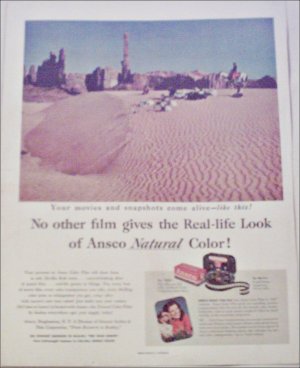 1952 Ansco Color Film ad