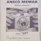 Ansco 35 mm Memar Camera ad #2