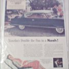 1954 American Motors Nash 2 dr HT & 4 dr Sedan Car ad