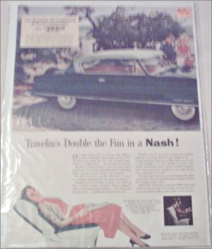 1954 American Motors Nash 2 dr HT & 4 dr Sedan Car ad