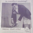 Alpine Cigarette ad