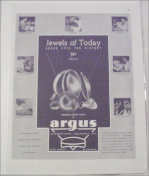 WWII Argus Military Optics ad