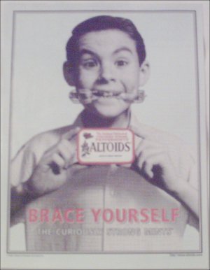 1998 Altoids Mints Braces ad