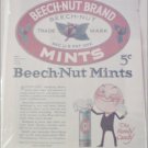 1919 Beech-Nut Mints ad
