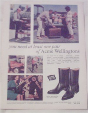 Acme Wellingtons Boot ad