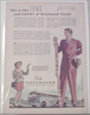 Greyhound Bus Lines Long and Short ad