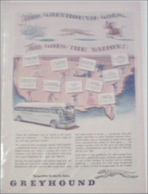 1952 Greyhound Bus Lines ad #3