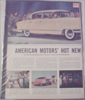 1955 American Motors Nash Ambassador CC 4 dr sedan car ad
