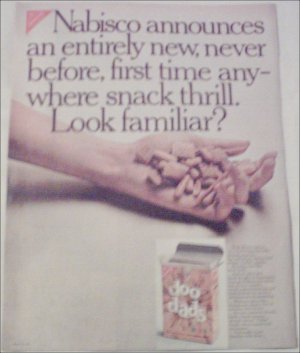 1966 Nabisco Doo Dads Snack ad