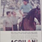 1957 Acrilan Fiber ad