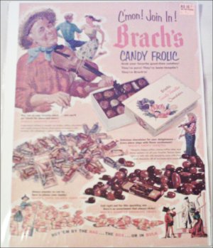 1952 Brachs Candy ad