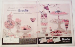 1957 Brachs Summertime Candies ad