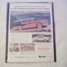 1956 American Motors Rambler Cross Country 4 dr stationwagon car ad