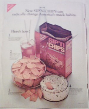 1966 Nabisco Sip'N Chips ad
