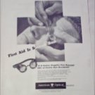 1946 American Optical Safety Goggles ad