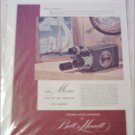 Bell & Howell 16 mm Filmo Movie Camera ad