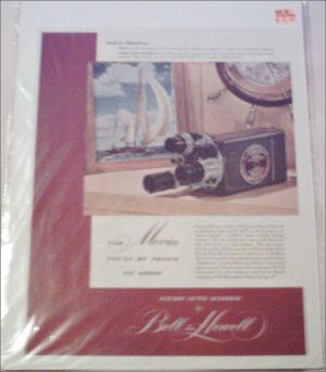 Bell & Howell 16 mm Filmo Movie Camera ad