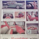1956 American Motors Rambler 4 dr sedan car ad