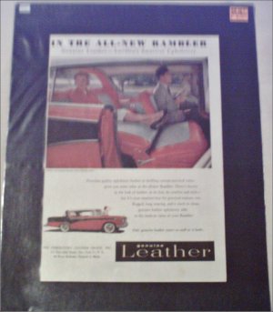 1956 American Motors Rambler 4 dr ht car ad