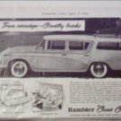 1956 American Motors Rambler CC stationwagon car ad from Great Britain