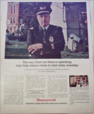 1967 Honeywell Automated Security Center ad