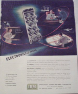1950 IBM Business Machines ad