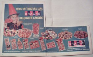1966 Brachs Halloween Candies ad