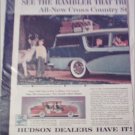 1956 American Motors Rambler Custom 4 dr stationwagon car ad
