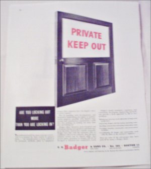 Badger & Sons Company ad #1