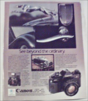 1983 Canon A-1 Camera ad